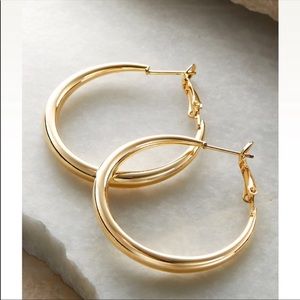 Soft surroundings Helena hoop earring